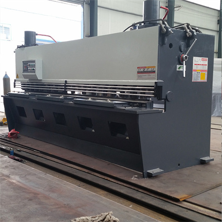 Swing Beam Metal Shear Machine QC12K-6 * 3200 CNC automatyczny stół podający Hydrauliczna maszyna do cięcia belek obrotowych Maszyna do cięcia blachy z DAC360T