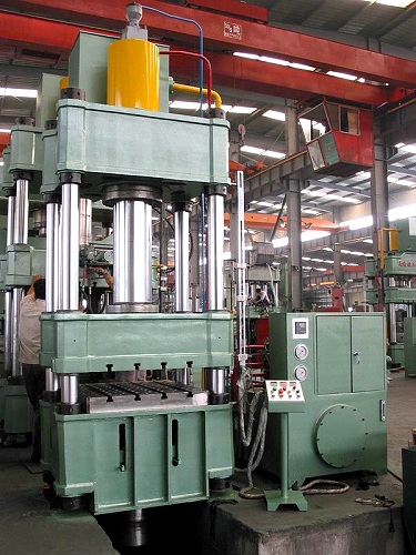 Maszyna do wykrawania otworów w metalu Głębokie tłoczenie 100 ton czterokolumnowa prasa hydrauliczna